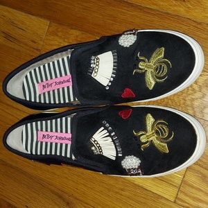 Betsey Johnson Decorative Slip-ons